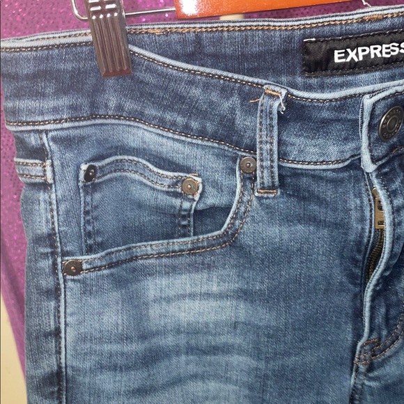Express Women’s Blue Skinny Jeans | Size 30x30 - Picture 5 of 9